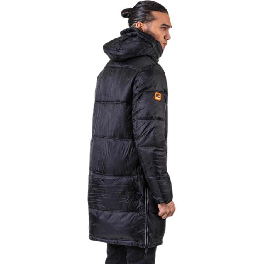 Street Longline Puffer Black