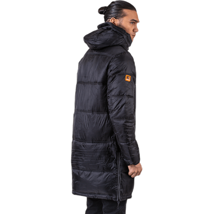 Street Longline Puffer Black