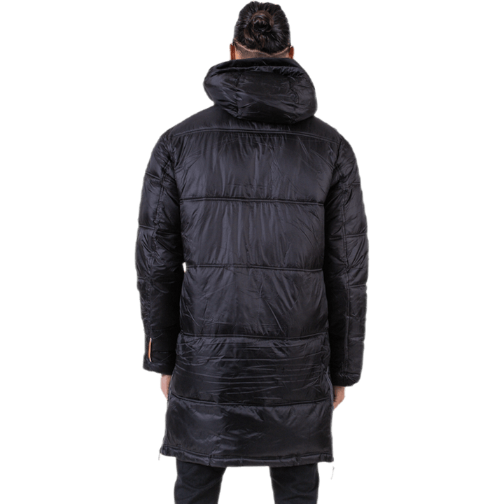 Street Longline Puffer Black