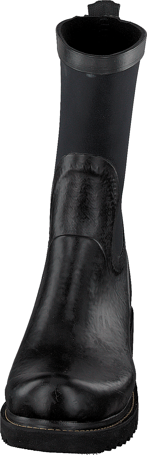 Rubber Boot With Neoprene Shaft Black