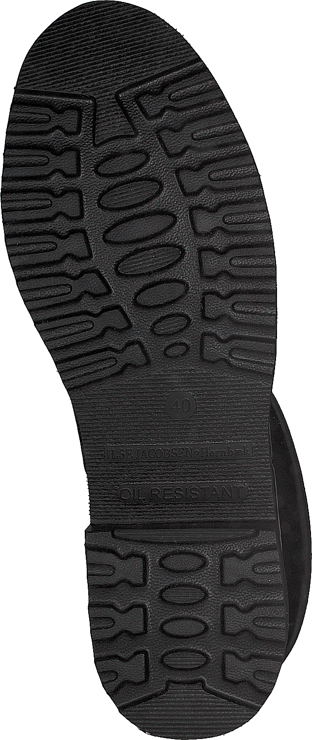 Rubber Boot With Neoprene Shaft Black