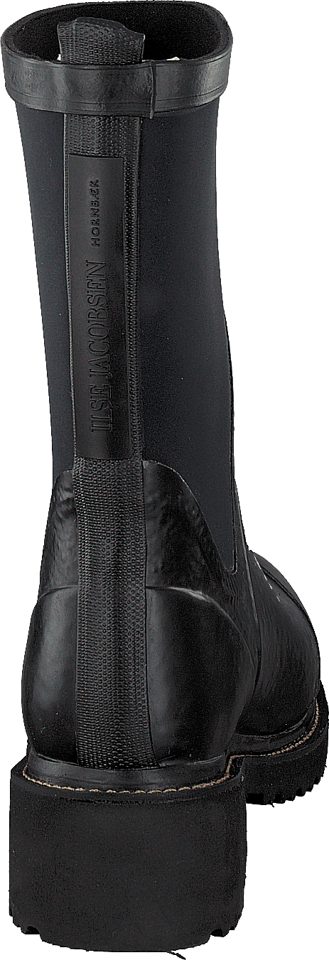 Rubber Boot With Neoprene Shaft Black