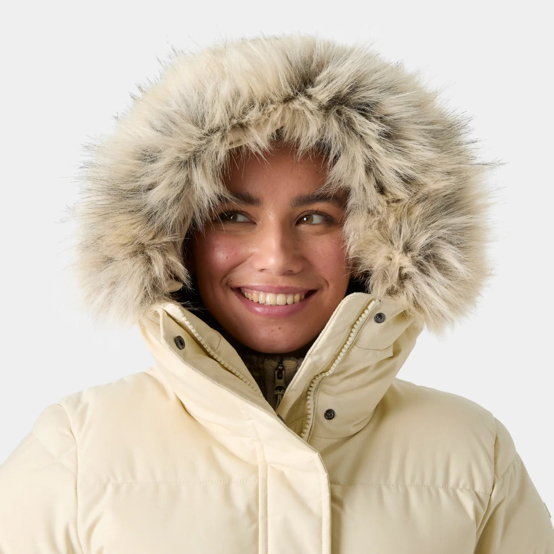 W Blossom Puffy Parka Cream
