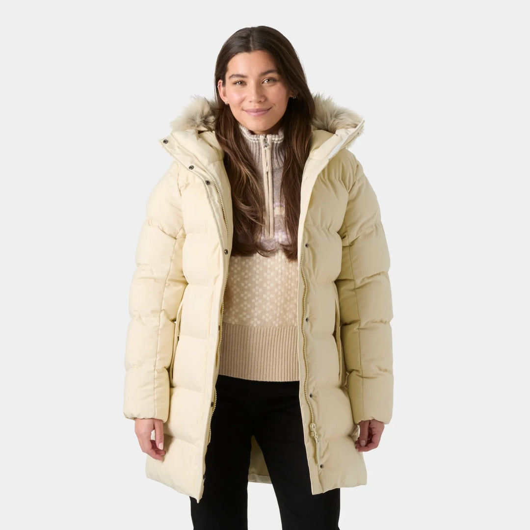 W Blossom Puffy Parka Cream