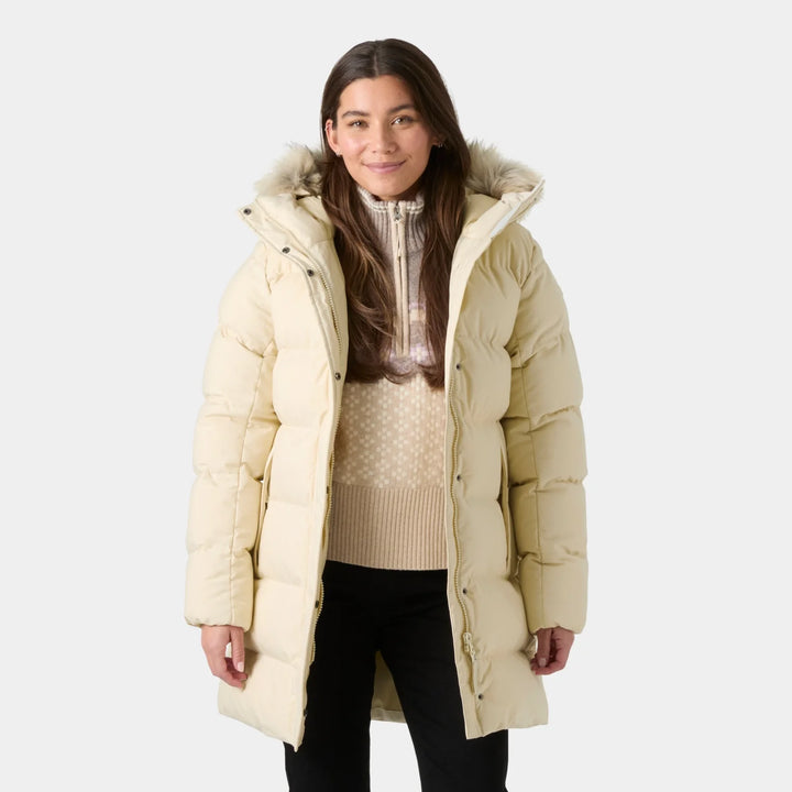 W Blossom Puffy Parka Cream