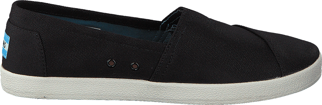 Avlon Slip-On Black Coated Canvas