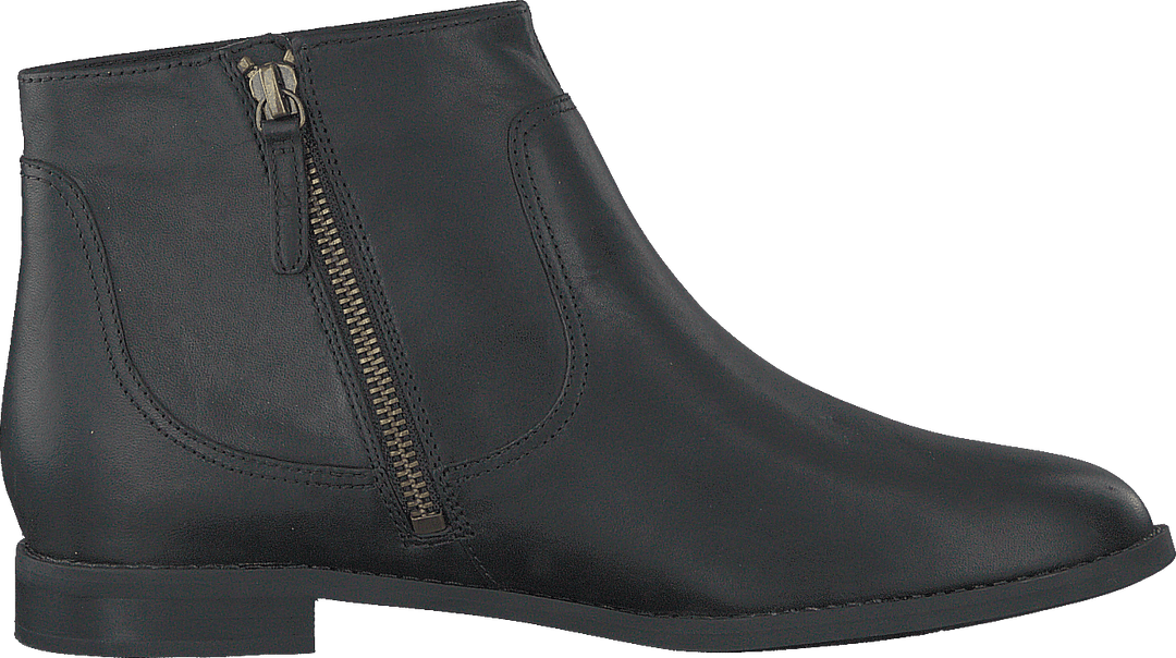 Bottines Preble noires pleine fleur