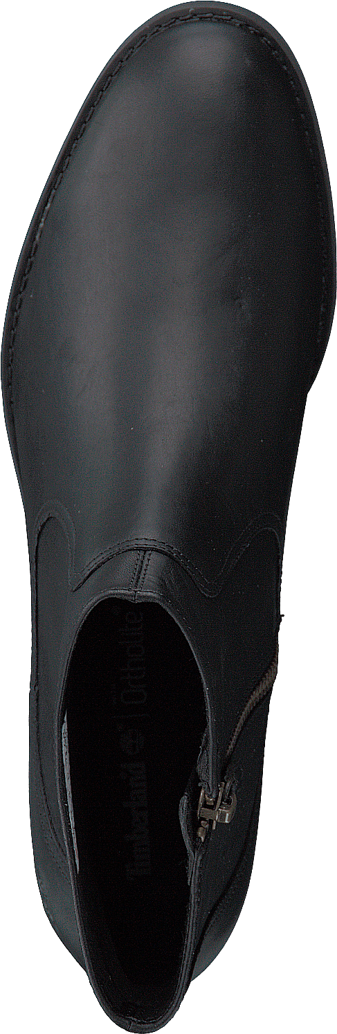 Bottines Preble noires pleine fleur