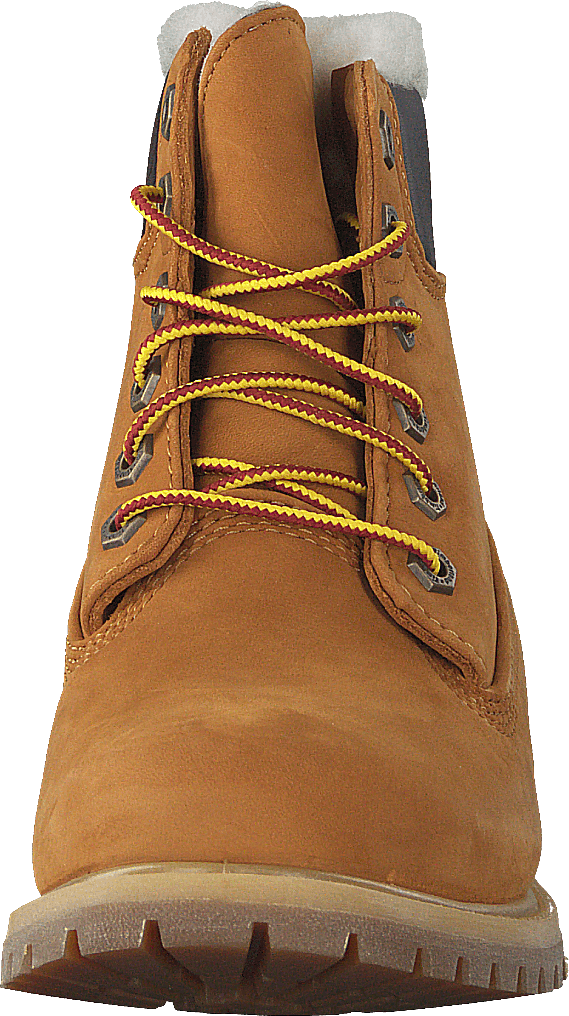 6 Inch Premium Shearling Lined Wheat Nubuck