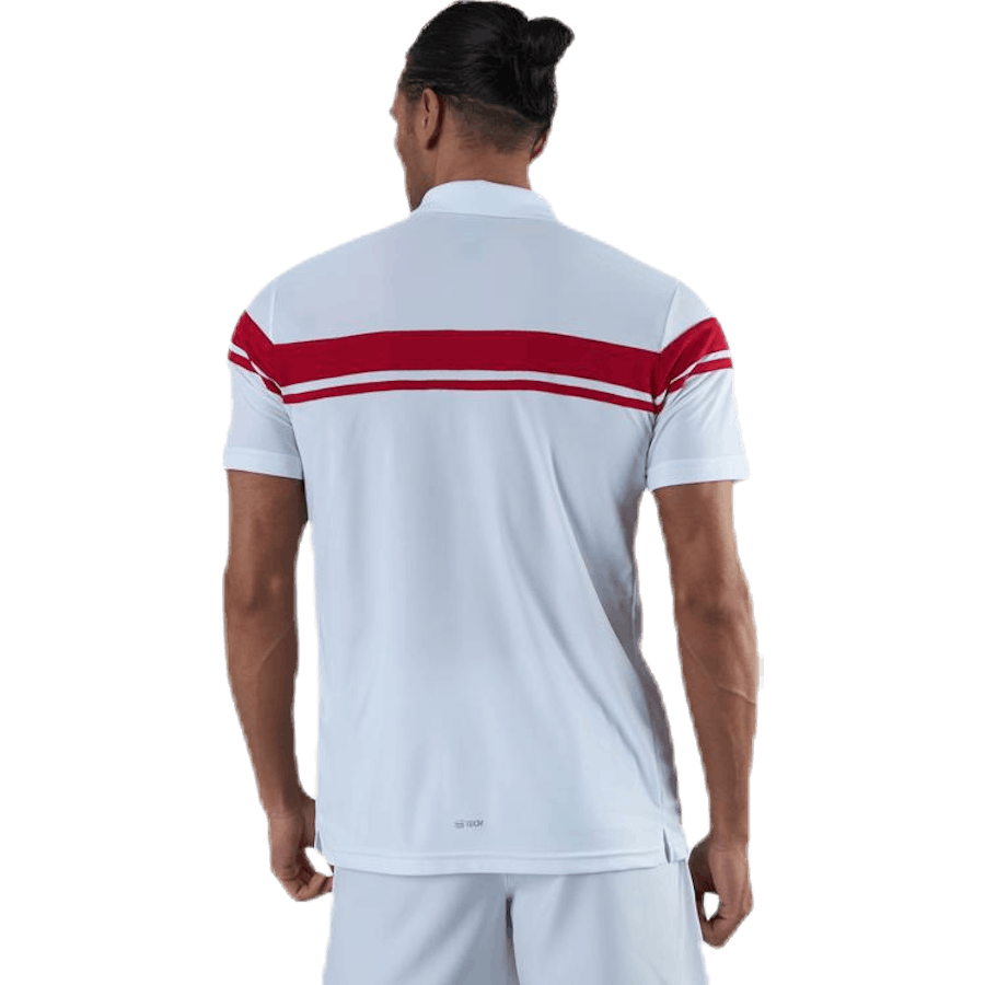 Young Line Pro Polo White/Red