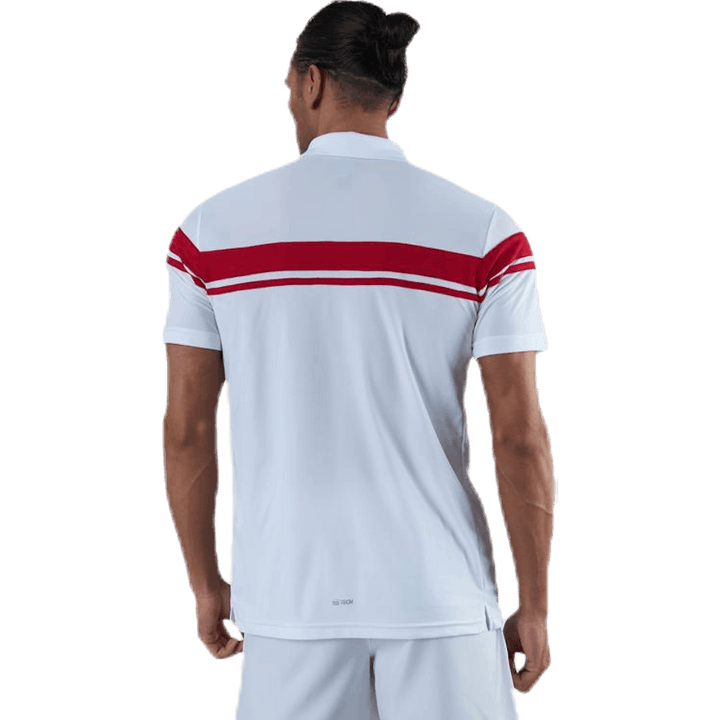 Young Line Pro Polo White/Red