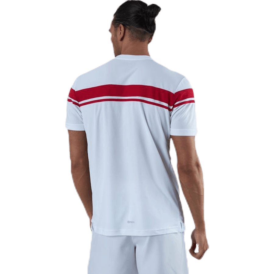 Young Line Pro T-shirt White/Red