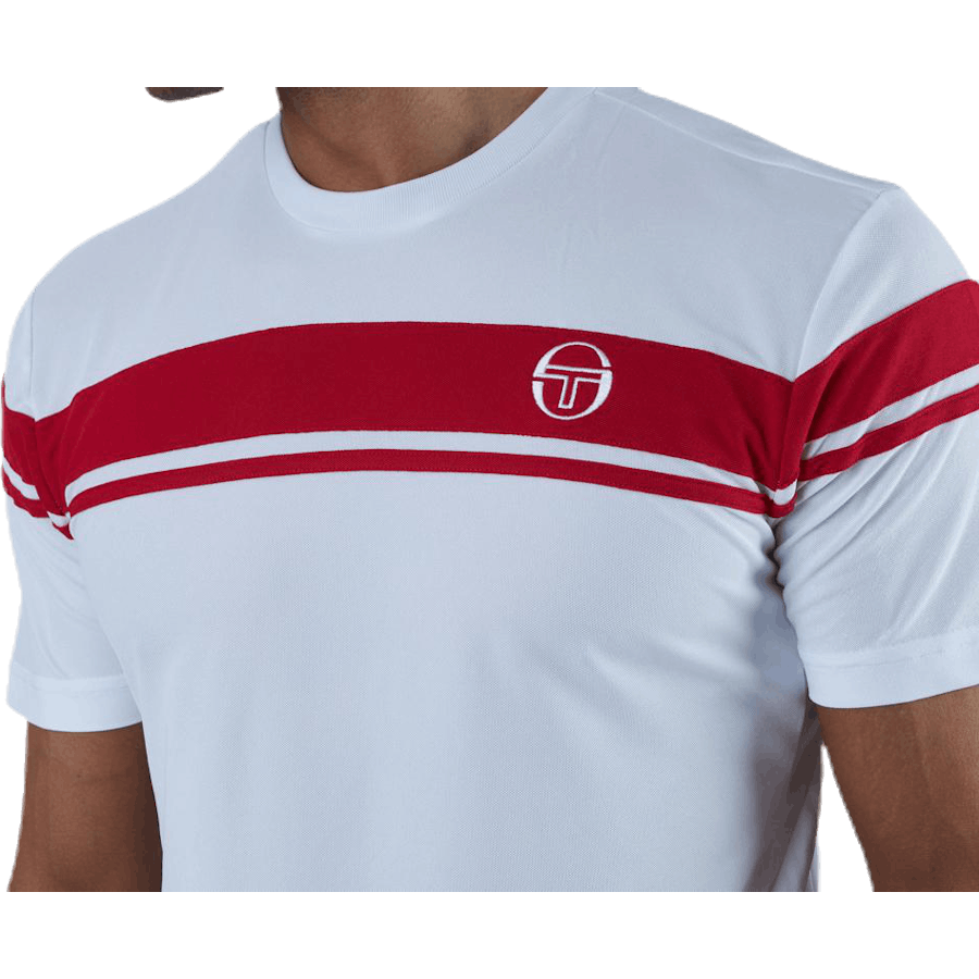 Young Line Pro T-shirt White/Red
