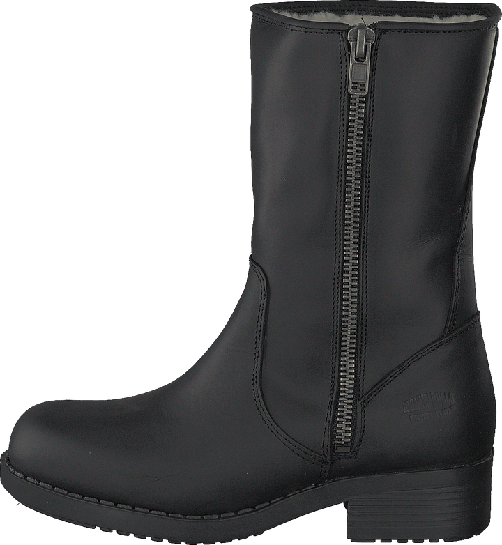 250 Mid Zip Side Nero Argento Antico