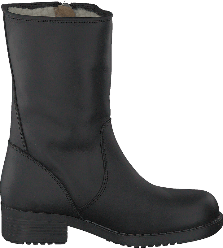 250 Mid Zip Side Nero Argento Antico