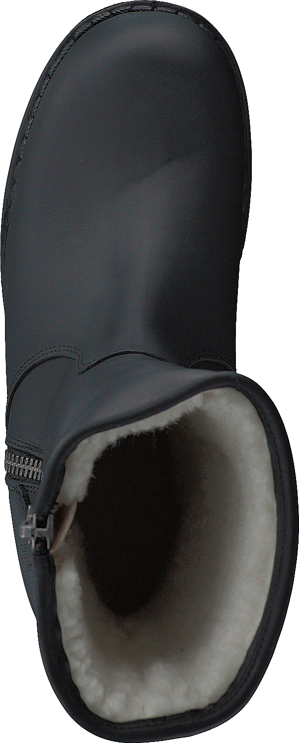 250 Mid Zip Side Nero Argento Antico