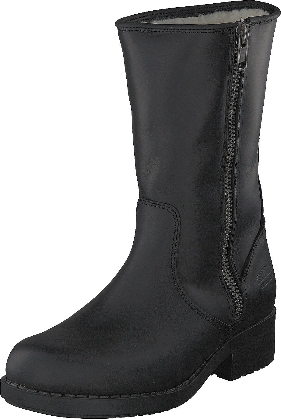 250 Mid Zip Side Nero Argento Antico