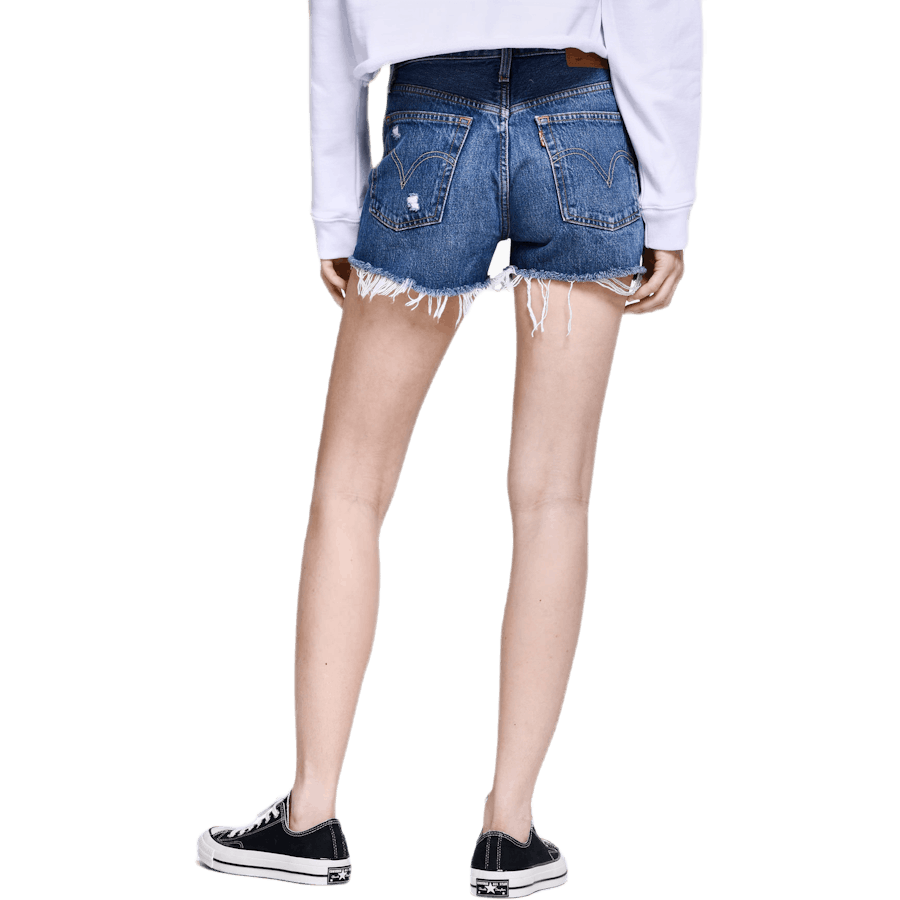 501 High Rise Shorts Blue