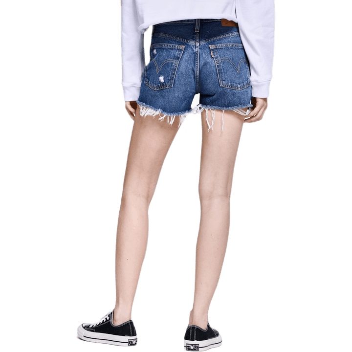 501 High Rise Shorts Blue