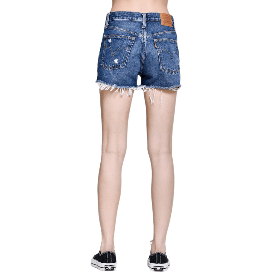 501 High Rise Shorts Blue