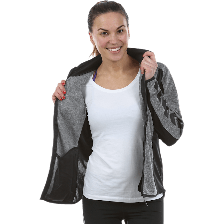 Klassische Biene Phi Zip Jacke Grau