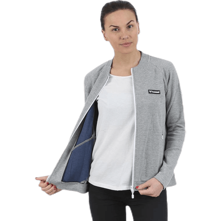 Kate Zip Jacket Grey