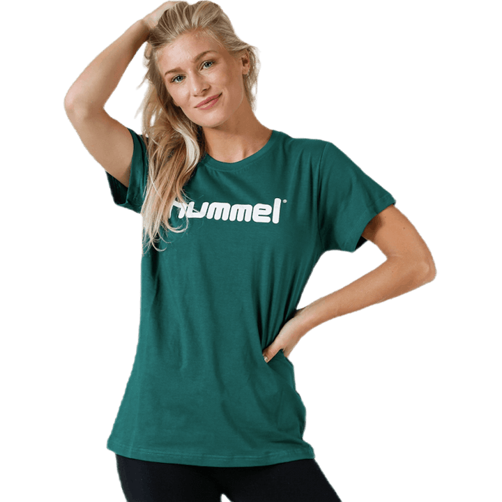 Bomull Logo Tee W s/s Grön