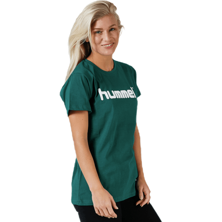 Bomull Logo Tee W s/s Grön