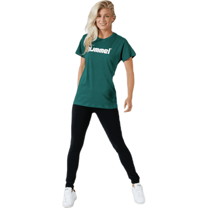 Bomull Logo Tee W s/s Grön
