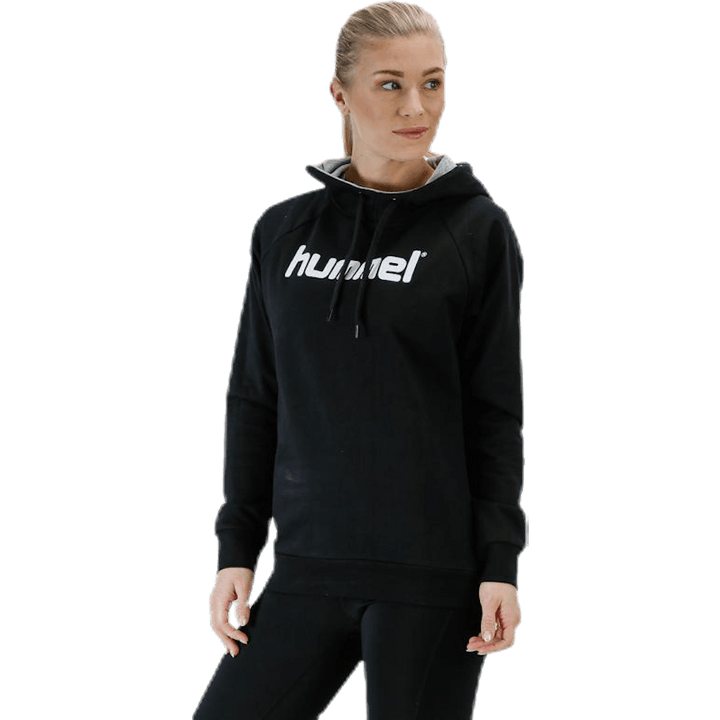 Bawełniana bluza z logo W czarny