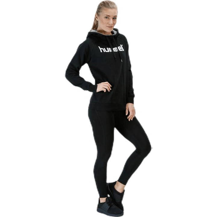 Bawełniana bluza z logo W czarny