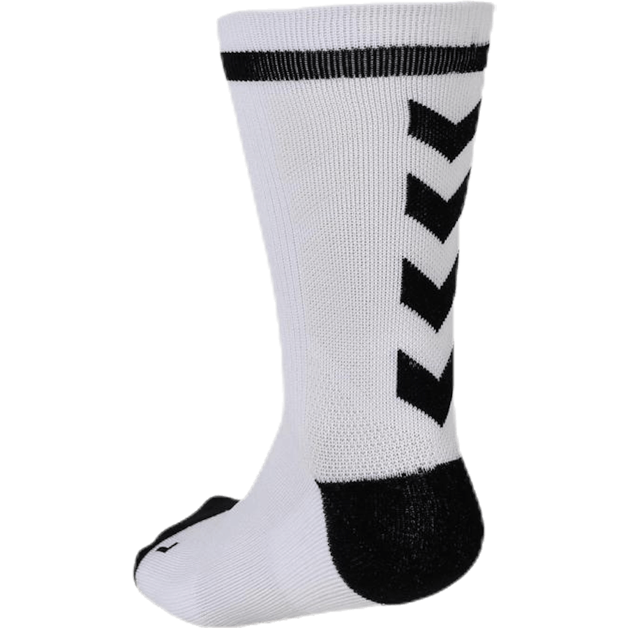 Elite Indoor-Socke Niedrig Weiß/Schwarz