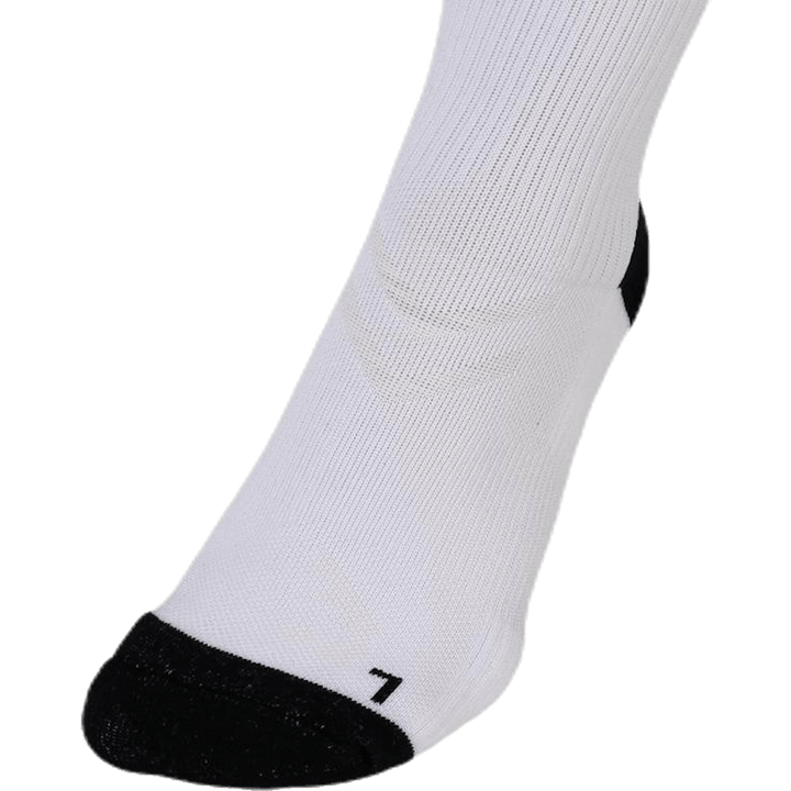 Elite Indoor-Socke Niedrig Weiß/Schwarz