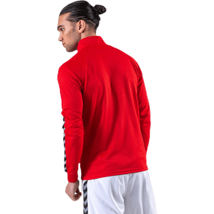 Authentic Poly Zip Jacket Red