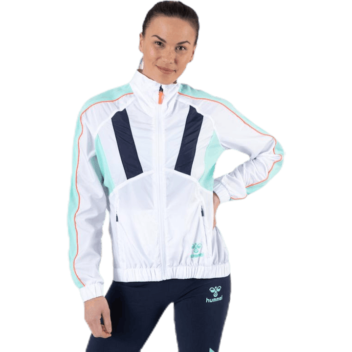 Trophy Zip Jacket White