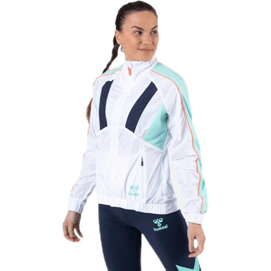 Trophy Zip Jacket White