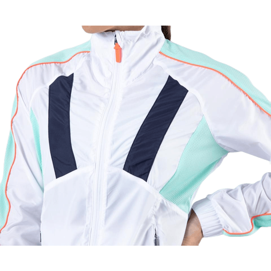Trophy Zip Jacket White