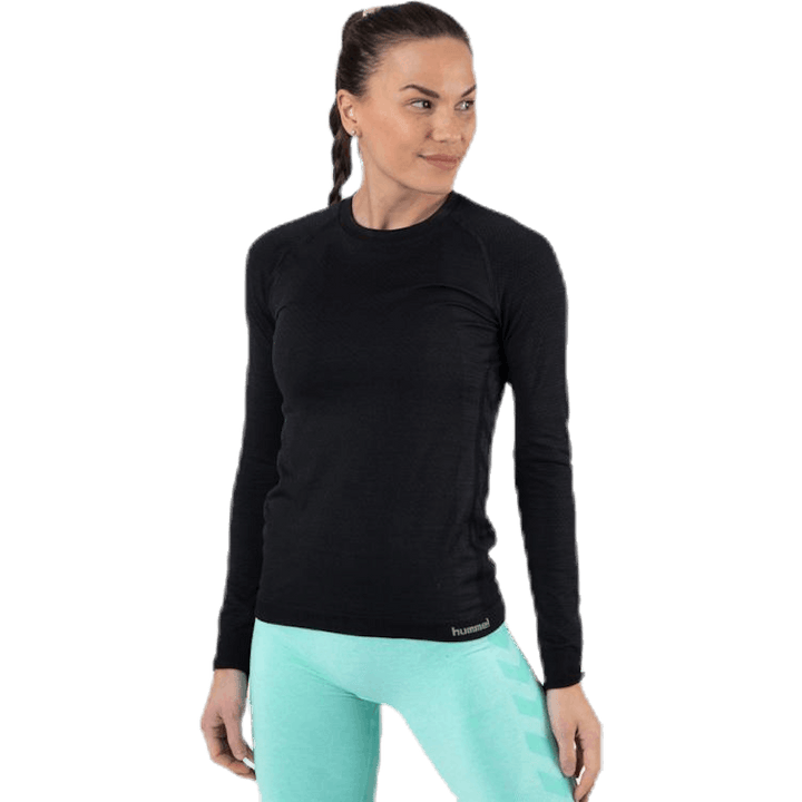 Clea Seamless LS Svart