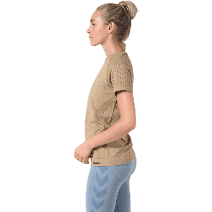 CI Seamless SS T-Shirt Brown