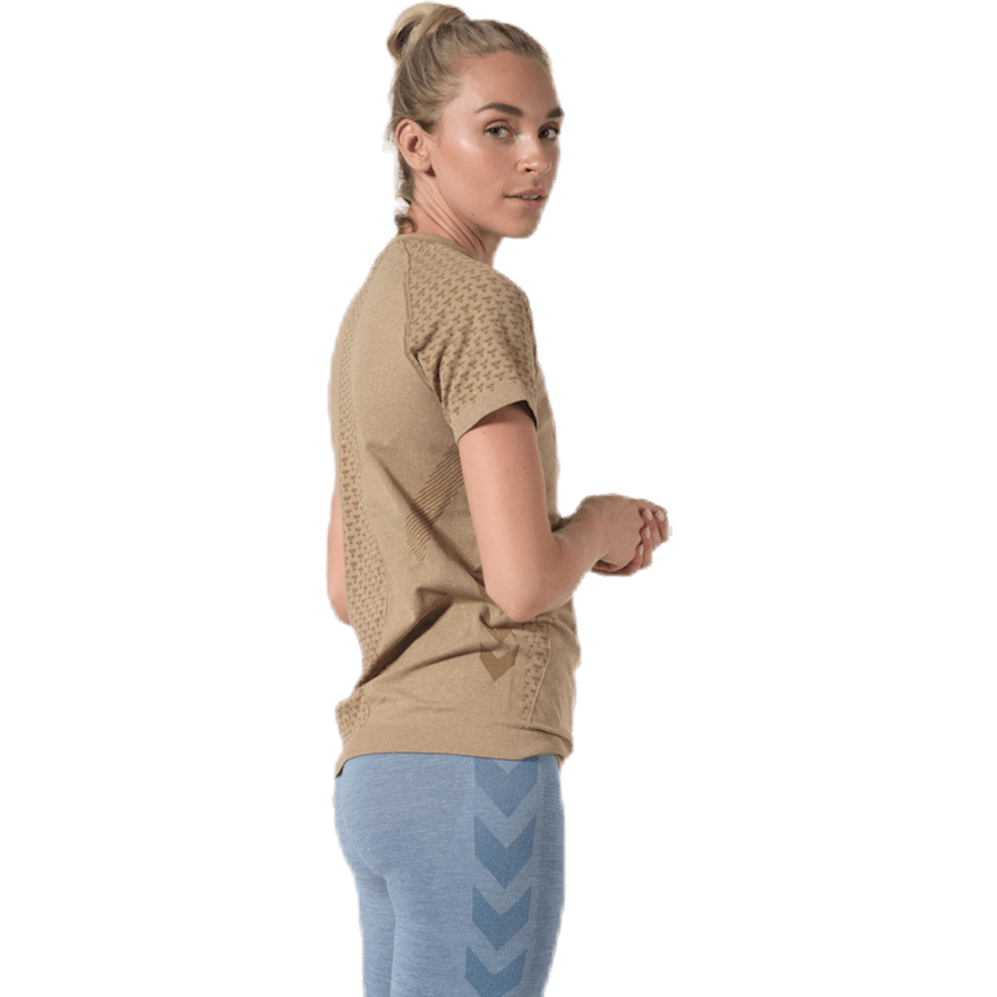 CI Seamless SS T-Shirt Brown