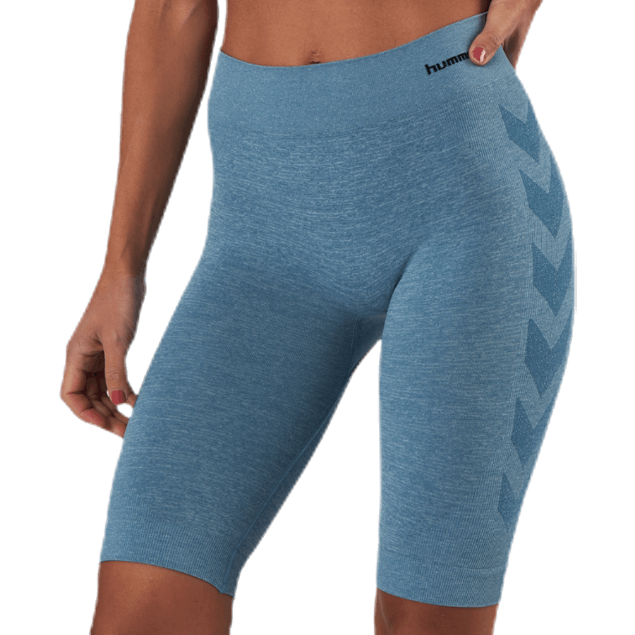 Seamless Cycling Shorts Blue
