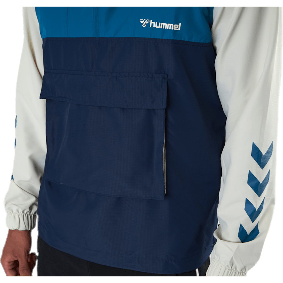 Akello Loose Half Zip Jacke Blau