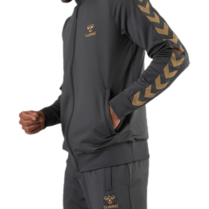 Nathan Zip Jacket Grey