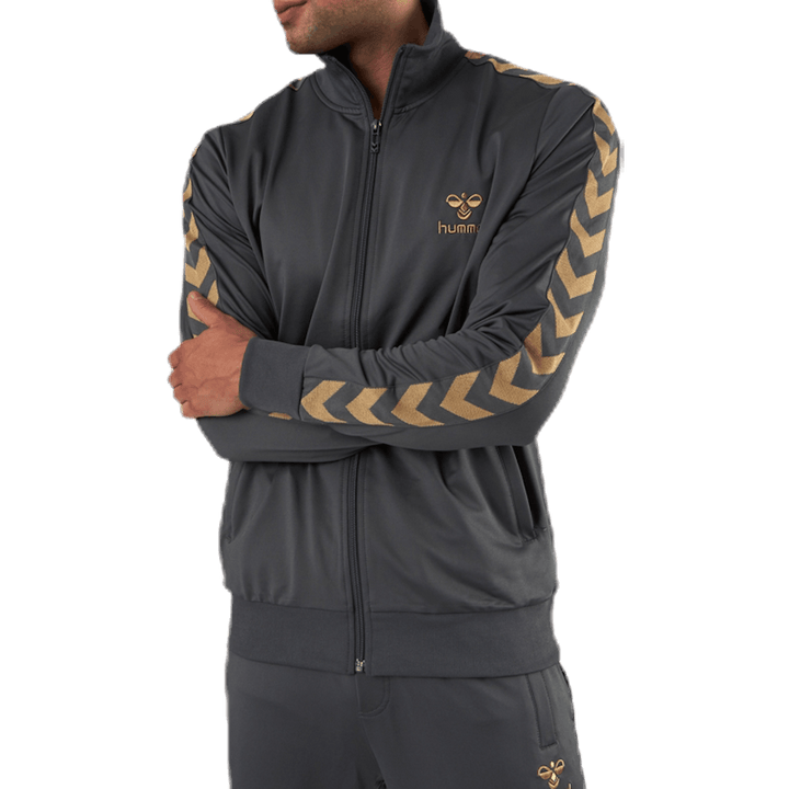 Nathan Zip Jacket Grey