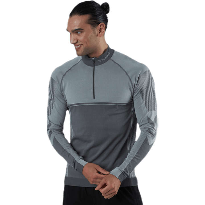 Ryder Seamless Half Zip Patterned