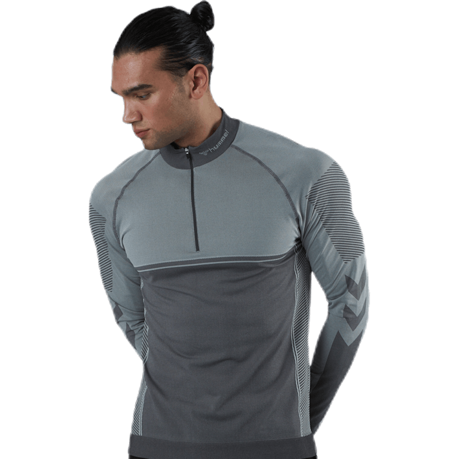 Ryder Seamless Half Zip Patterned