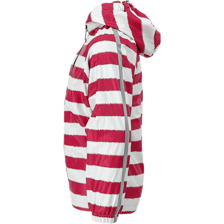 Greta Fleece Regenset Rosa/Weiß