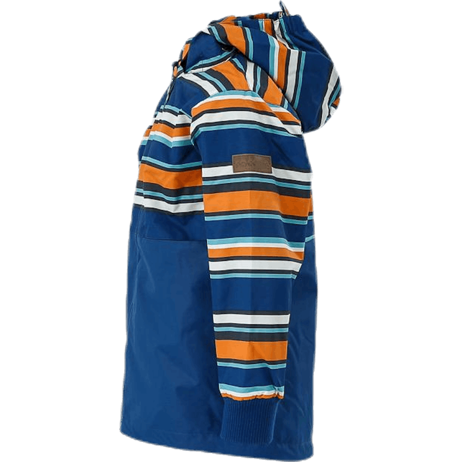 Dante Streifen Jacke Blau/Weiß