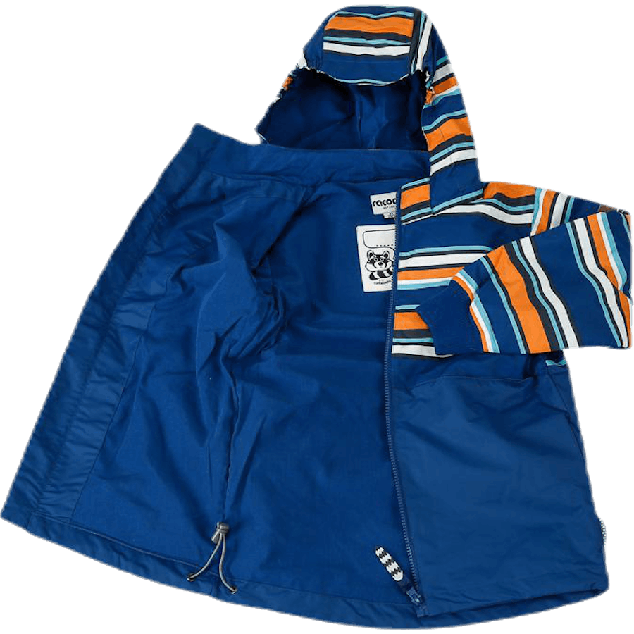 Dante Streifen Jacke Blau/Weiß