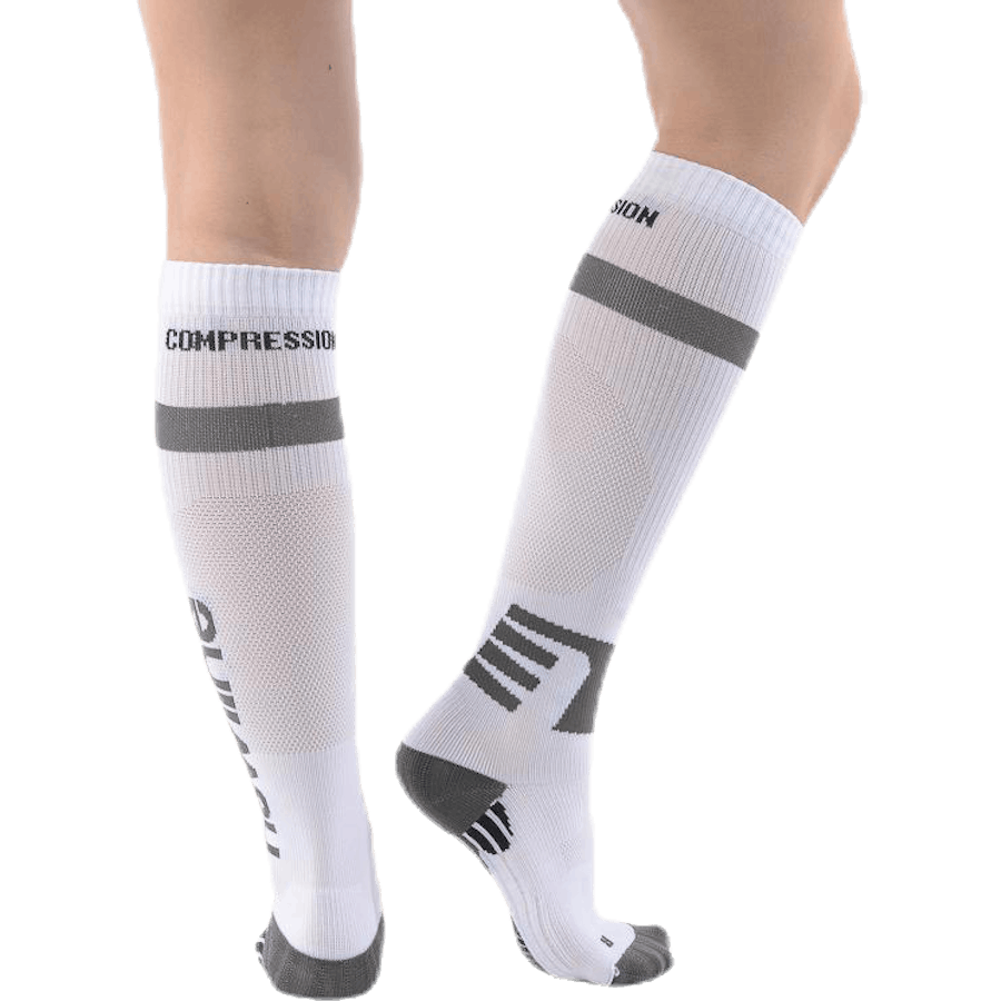 Calzino a compressione bianco